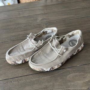 Hey Dude Women’s Casual Camouflage Slip-On Shoes